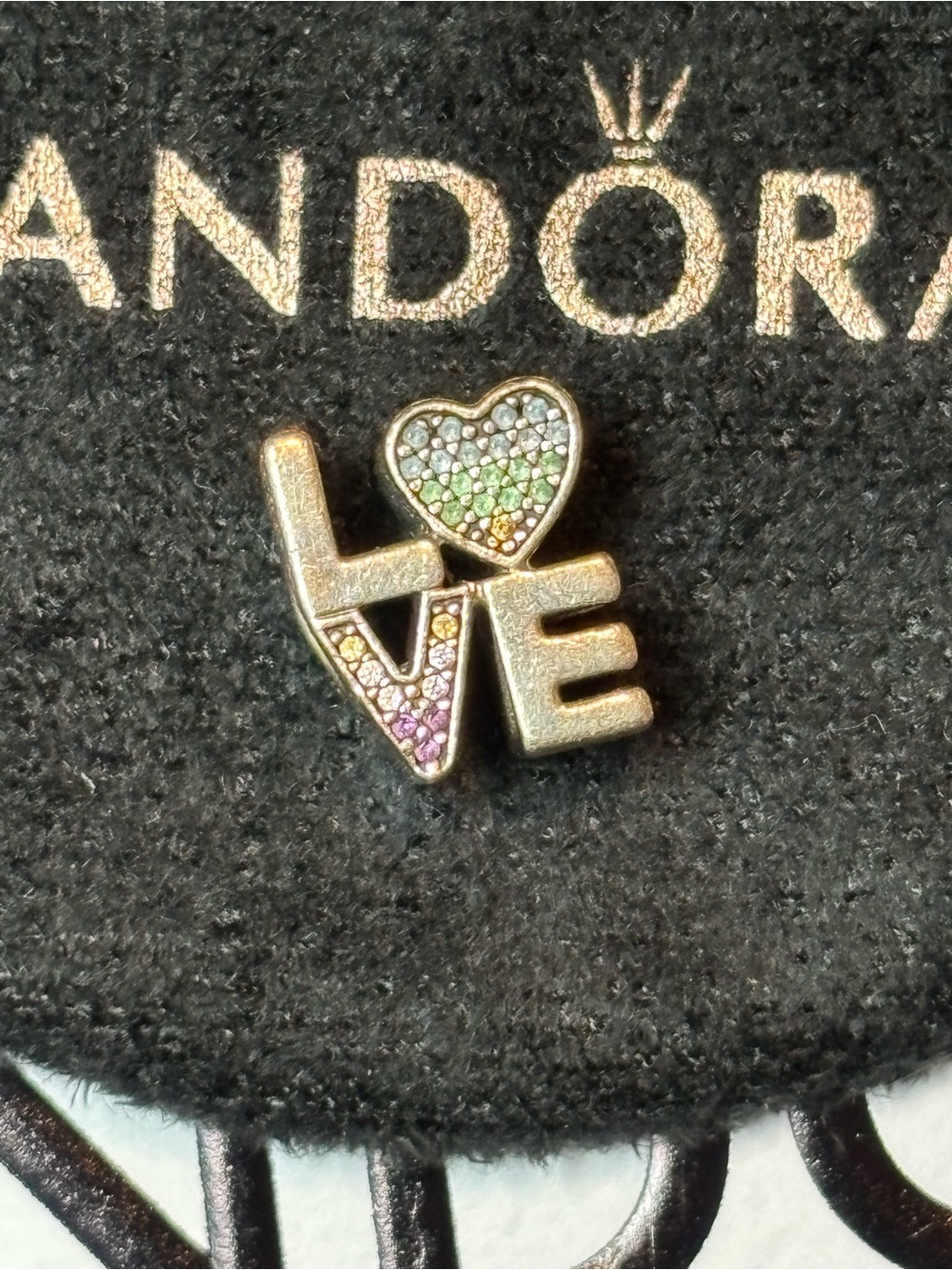 Pandora Multi-colour Love charm